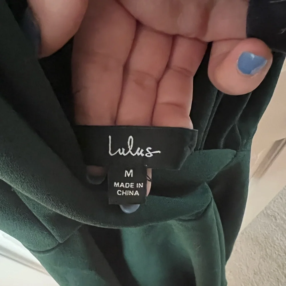 Wonder Whirl Dark Green Twist Back Skater
Dress from Lulus - Picture 6 of 6